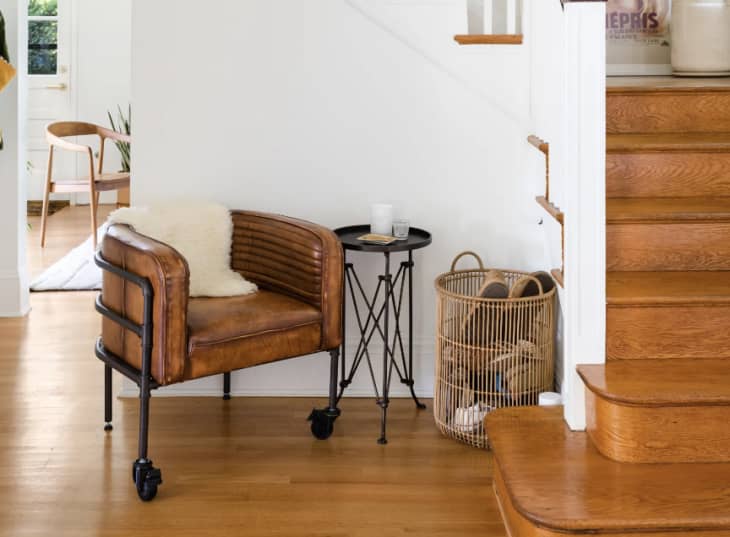 Shoe basket 2025 entryway